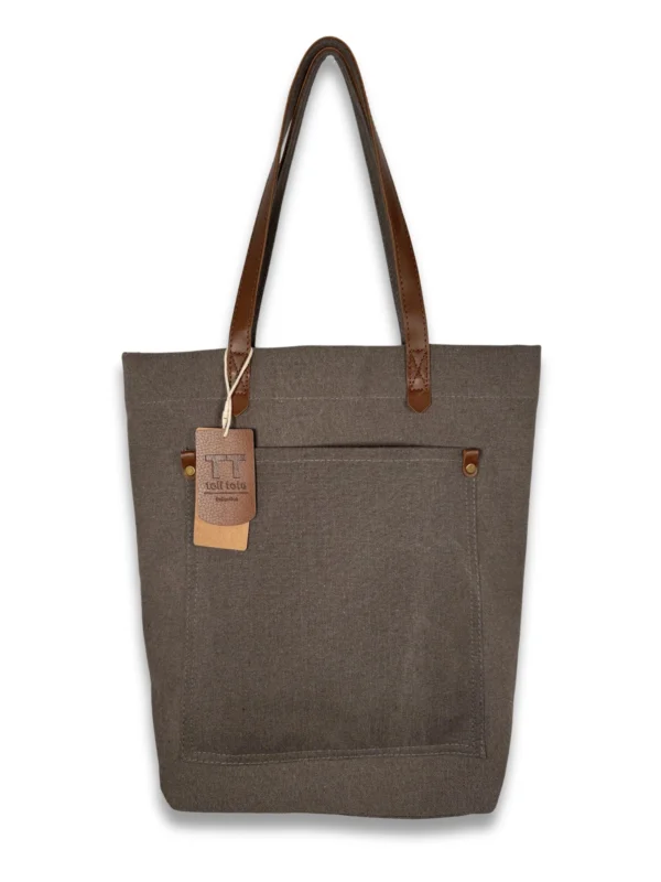 Gray Tote Bag