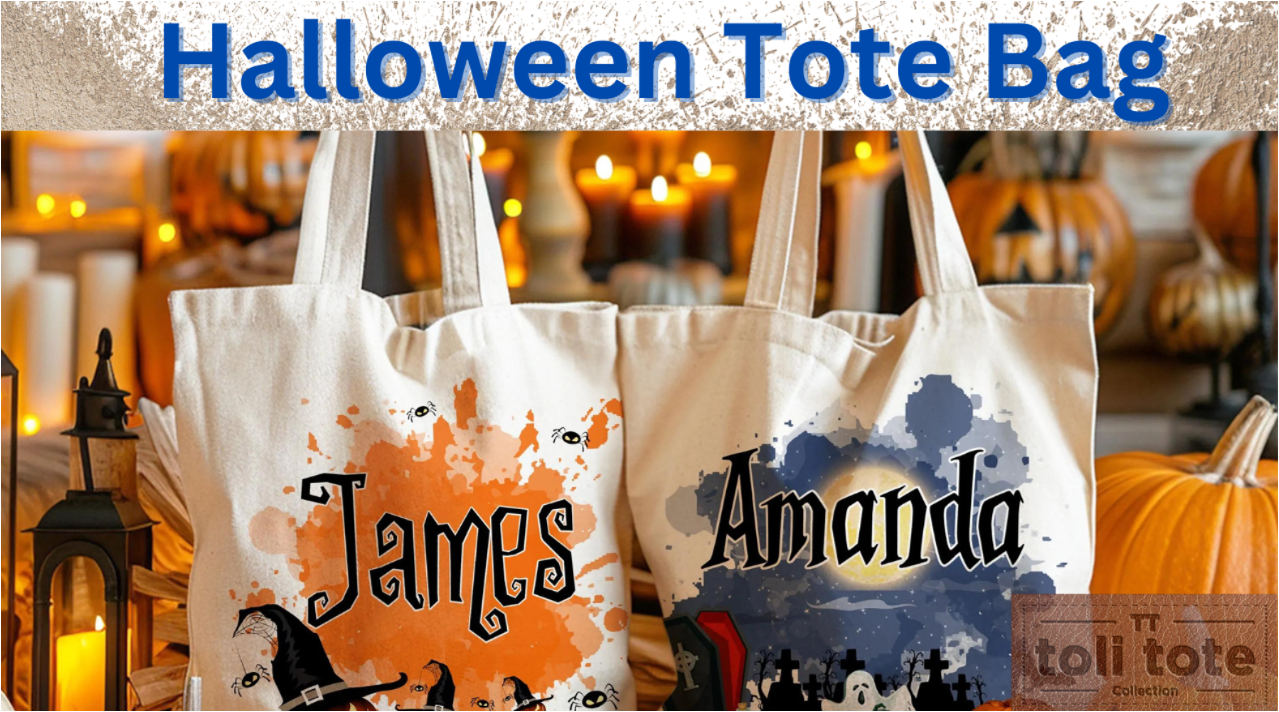 halloween tote bag