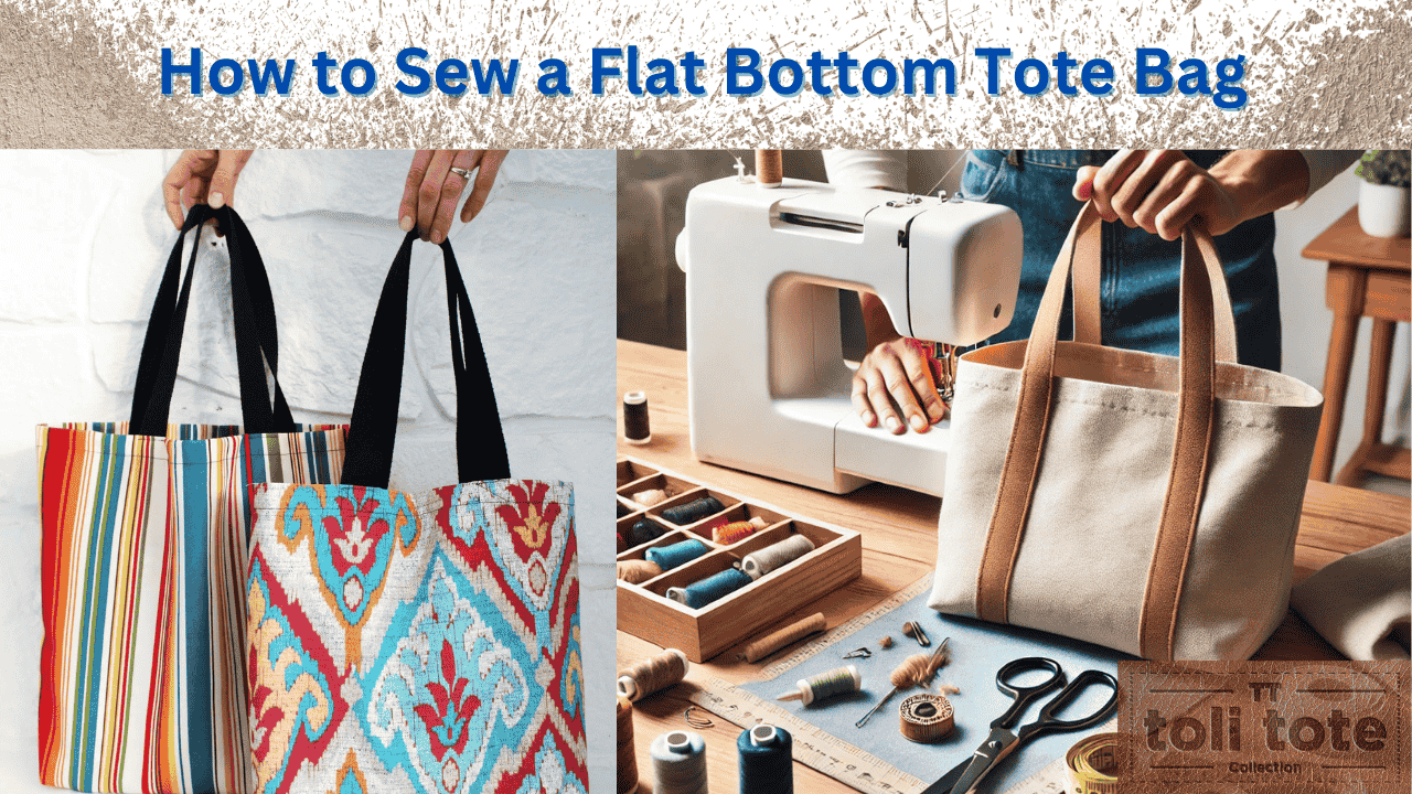 How to Sew a Flat Bottom Tote Bag
