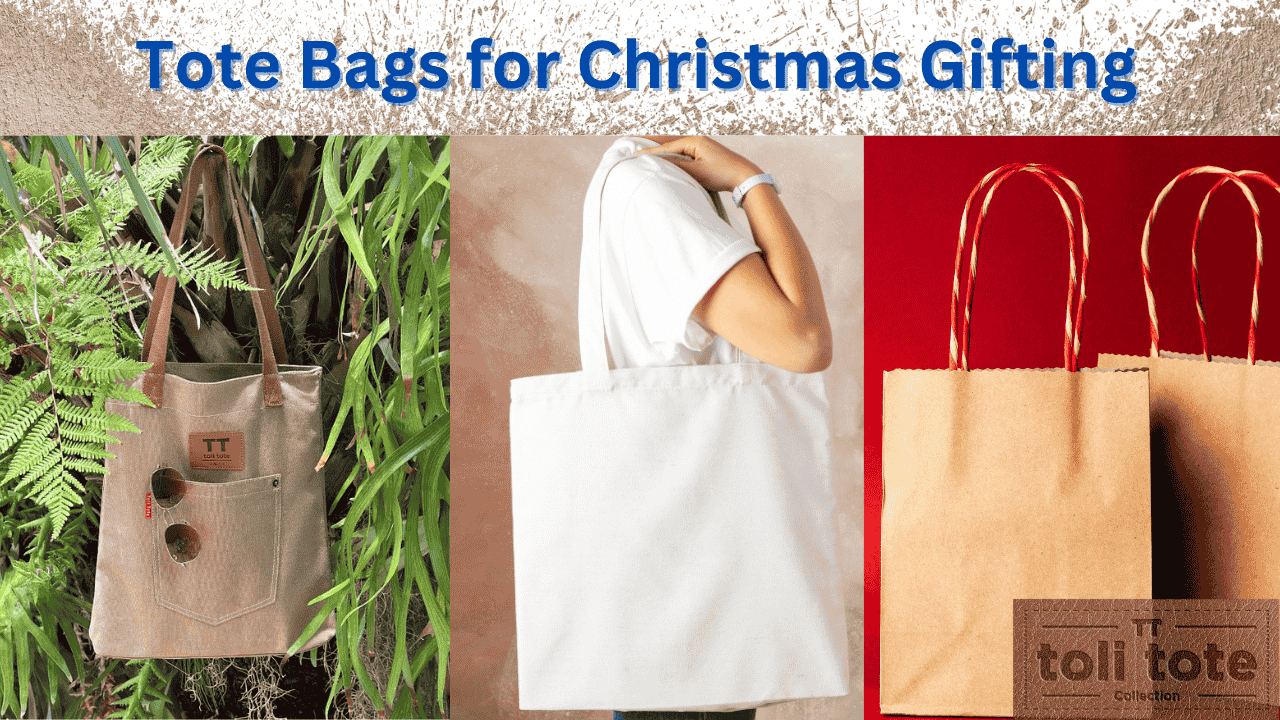 How to use tote bags for Christmas gifting