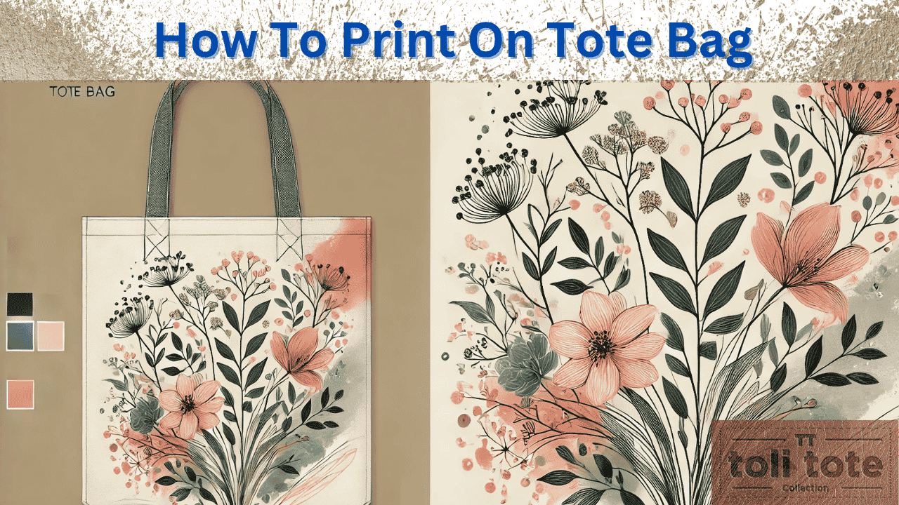 how to print something on a tote bag