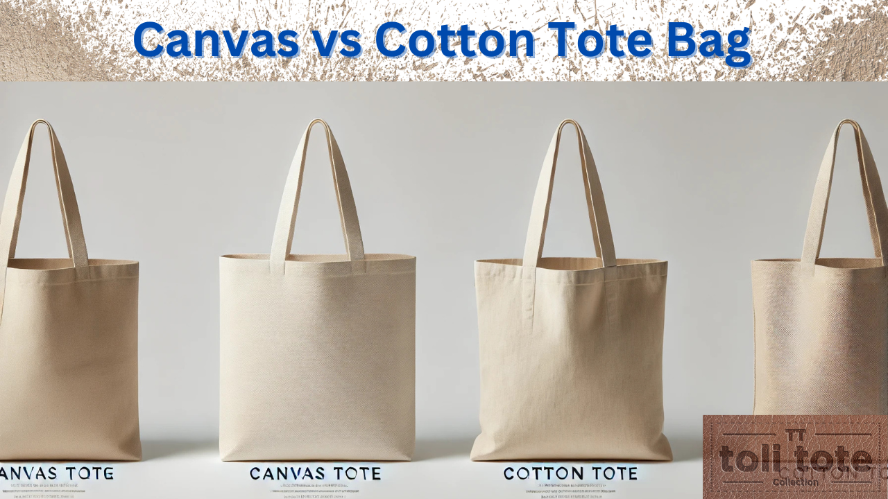 Canvas vs Cotton Tote Bag