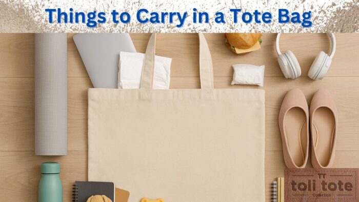 unexpected things to carry in a tote bag