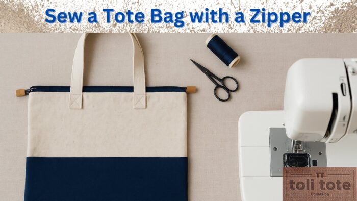 How to Sew a Tote Bag with a Zipper