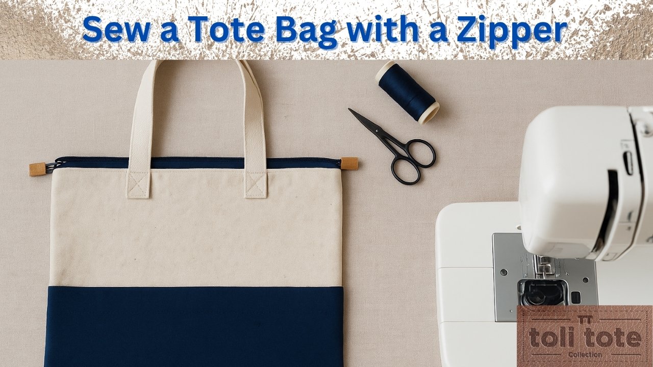 How to Sew a Tote Bag with a Zipper