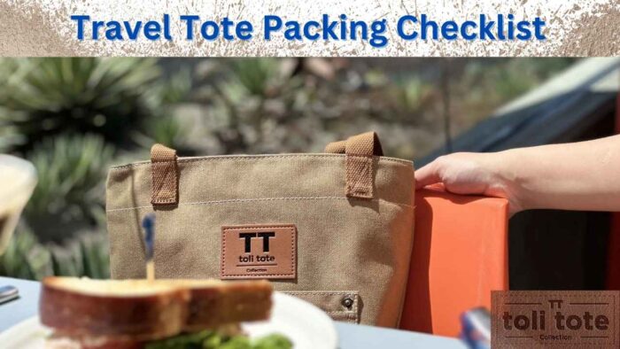 Travel Tote Packing Checklist