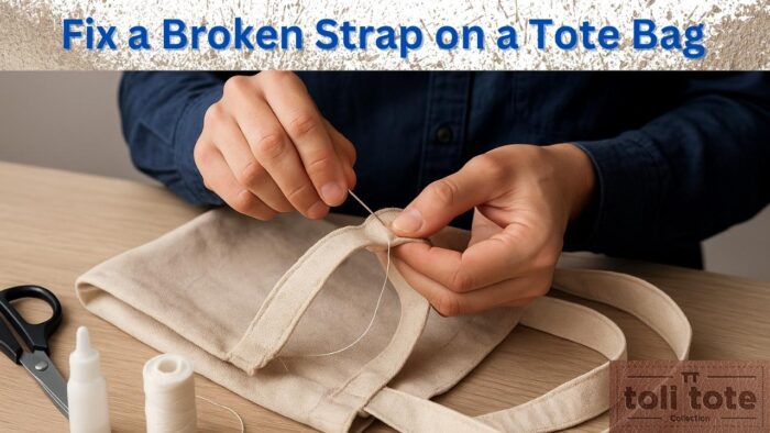 How to Fix a Broken Strap on a Tote Bag