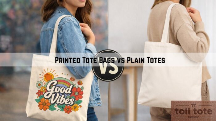 Printed Tote Bags vs Plain Totes