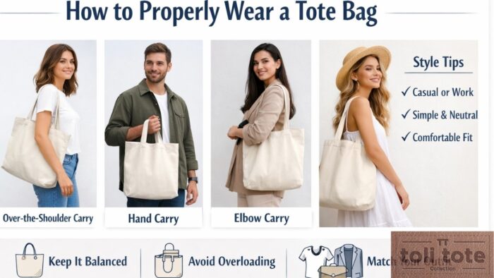 How to Properly Wear a Tote Bag