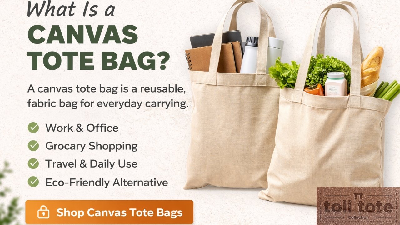 What Is a Canvas Tote Bag and Why Is It Used